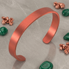 Copper Bracelet – copper cuff on grey stone