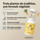 Élan Vital : infographie, une formule végétale