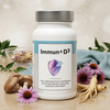 Immun+ D3 – flacon avec shiitakés, échinacée et racine de ginseng