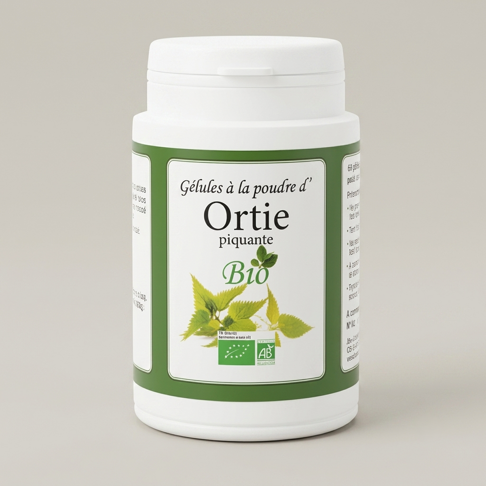 Polvere d'Ortica Bio – flacone da 60 capsule