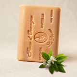 Sapone di Marsiglia al Fiore d’Arancio – saponetta incisa con fiori d’arancio