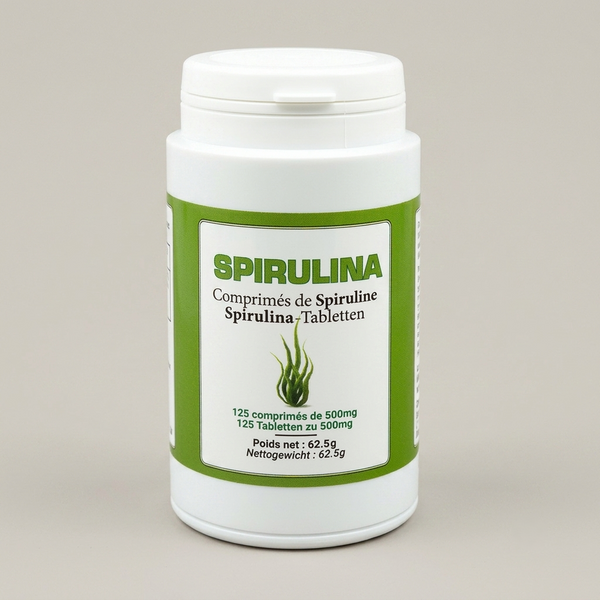 Spirulina (Spiruline) – flacon de 125 comprimés