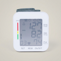 Misuratore di pressione da polso – misuratore con grande display LCD