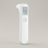 Termometro senza contatto – termometro frontale bianco con display