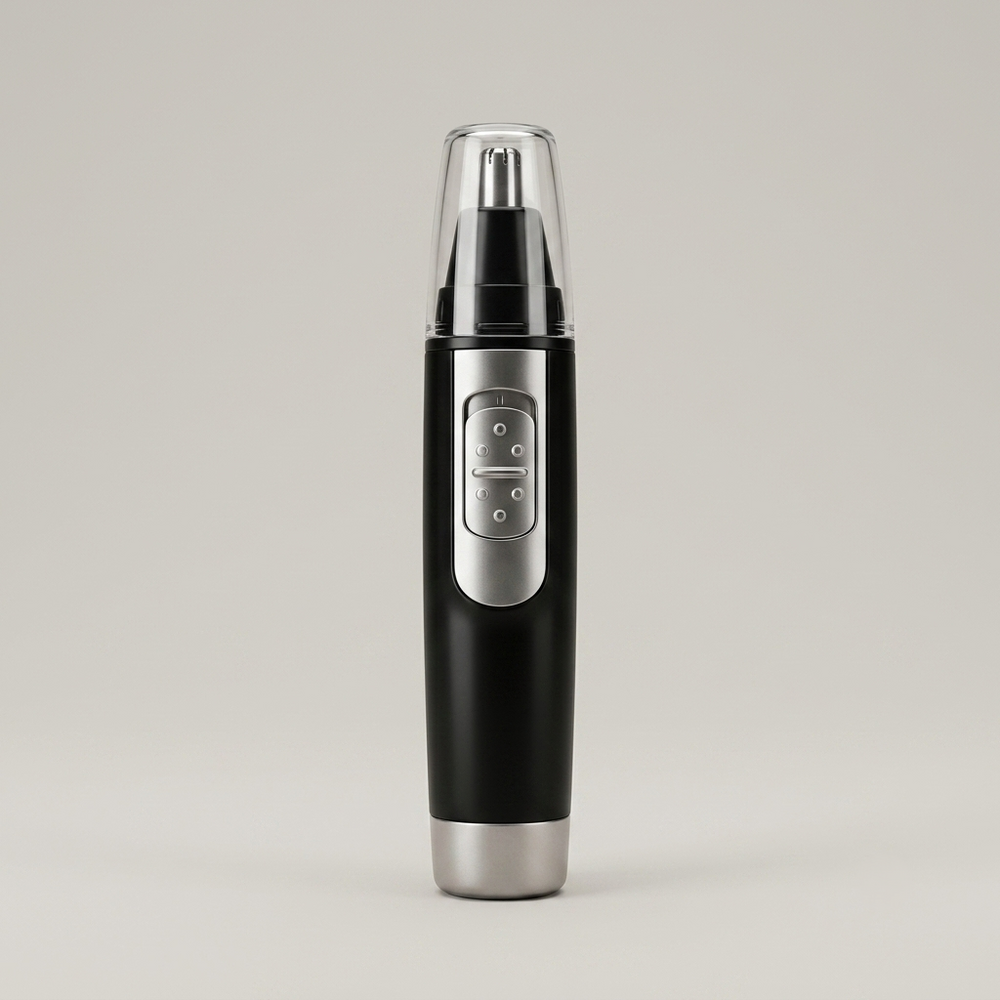 Nose and Ear Trimmer – black and silver trimmer