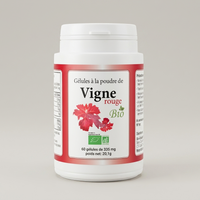 Vigne Rouge Bio – flacon de 60 gélules