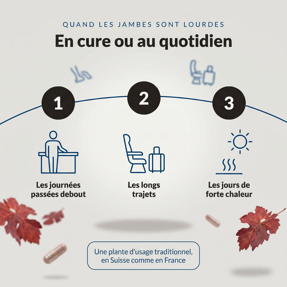 Vigne rouge bio : infographie, en cure ou au quotidien