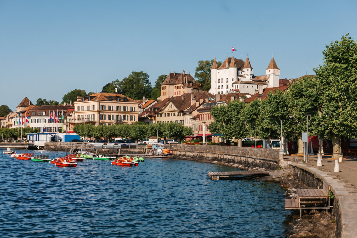 Nyon, au bord du lac Léman