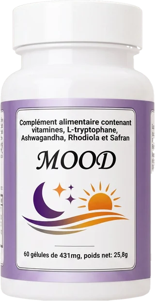 MOOD (Ashwagandha, Rhodiola, Safran)