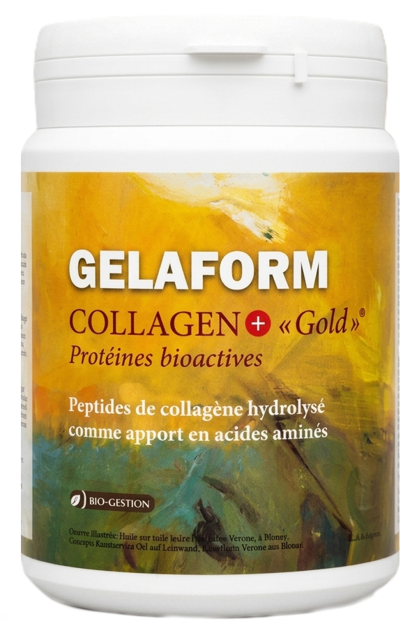 Le pot de GELAFORM Collagen+ &laquo;&nbsp;Gold&nbsp;&raquo;