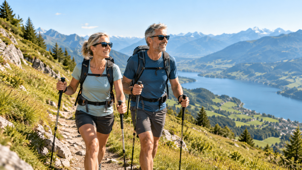 Chondrolagen Forte ergänzt die tägliche Routine aktiver Erwachsener und regelmässiger Sportler, etwa beim Wandern, Velofahren oder Skifahren.