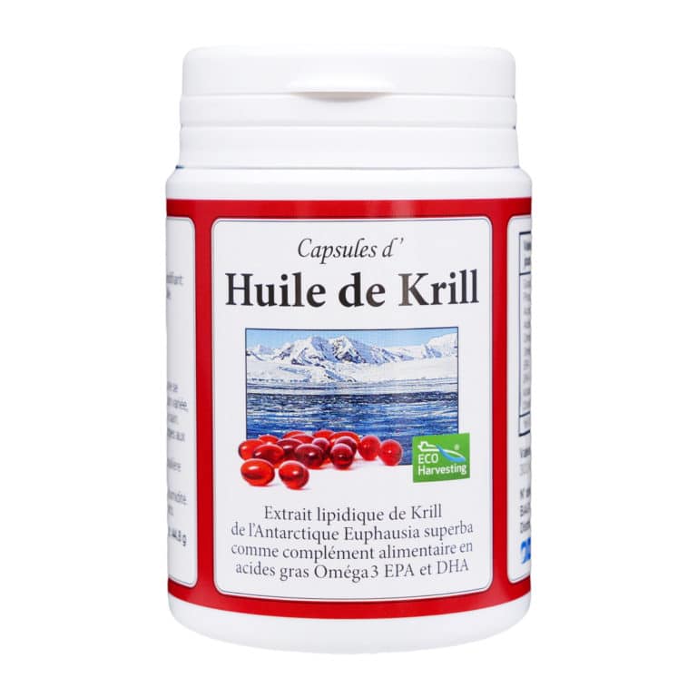 Huile de Krill Oméga3, DHA, EPA, Choline, Astaxanthine