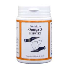 Premium Omega-3 HEPATIX (für die Leber) ist eine hochwertige Quelle von Omega-3-Fettsäuren (EPA/DHA) und ist für seine hohe Bioverfügbarkeit bekannt.