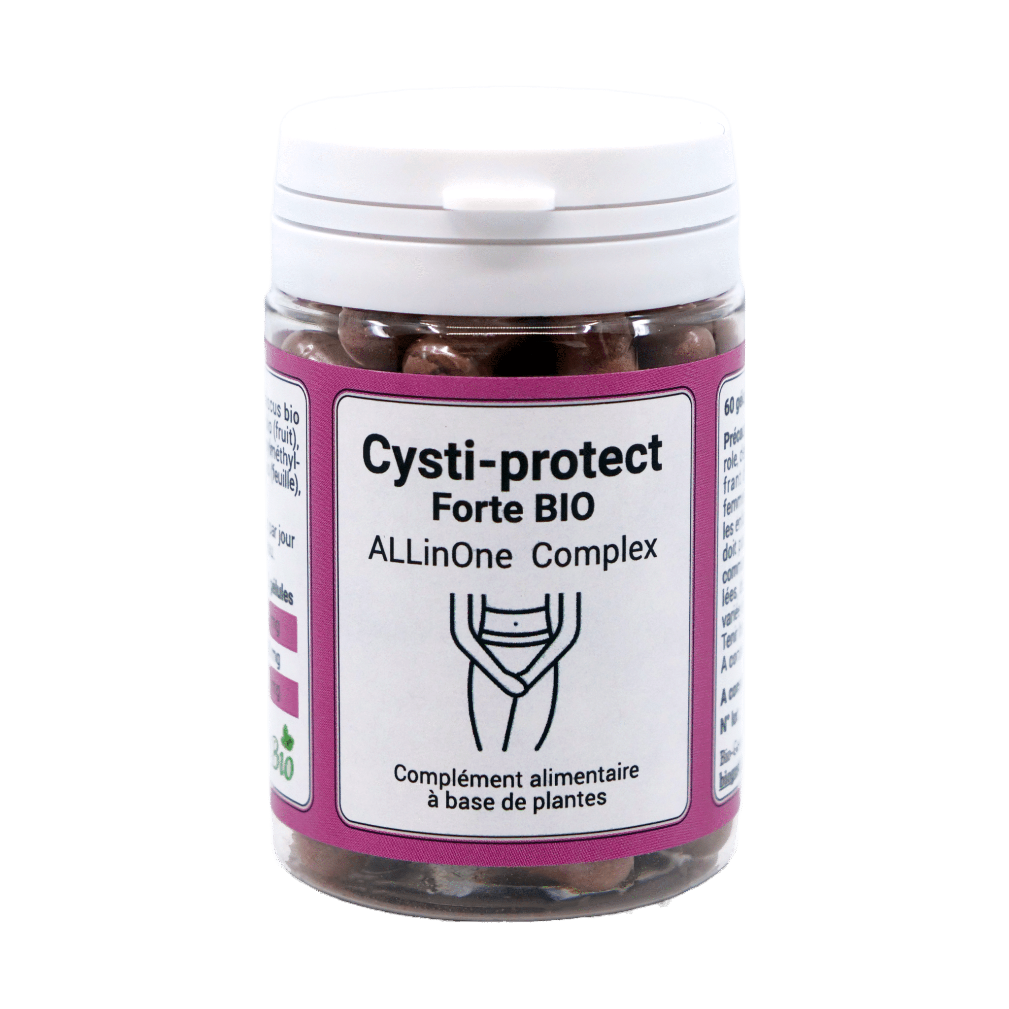 Composé de canneberge, d'hibiscus et de busserole bio, Cysti-protect Forte BIO (AllinOne Complex) est un complément alimentaire novateur qui peut aider à prévenir et traiter naturellement la cystite.