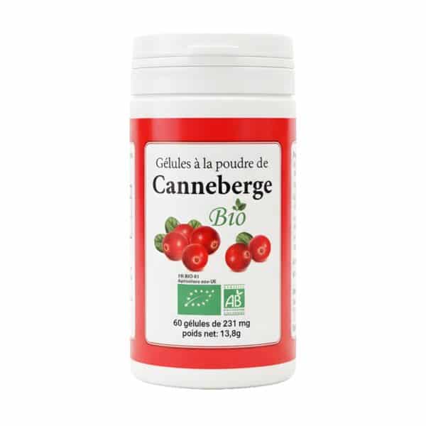 La Canneberge, connue aussi sous le nom de cranberry, est une baie rouge foncé qui pousse dans les régions froides du Canada.