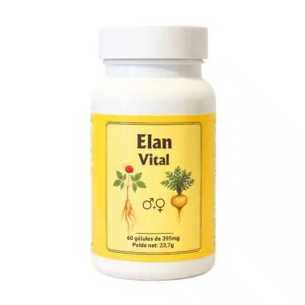 Formule naturelle premium à base de maca bio, ginseng bio et tribulus, conçue pour accompagner les rythmes du quotidien.