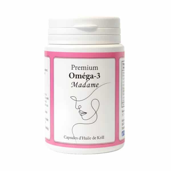 Adaptez votre routine de bien-être avec Premium Omega-3 MADAME, conçu spécialement pour les femmes.