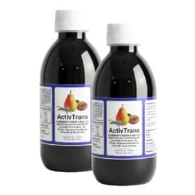 ActivTrans, mélange naturel de pruneau, poire, chicorée et romarin, soutient le bien-être digestif.