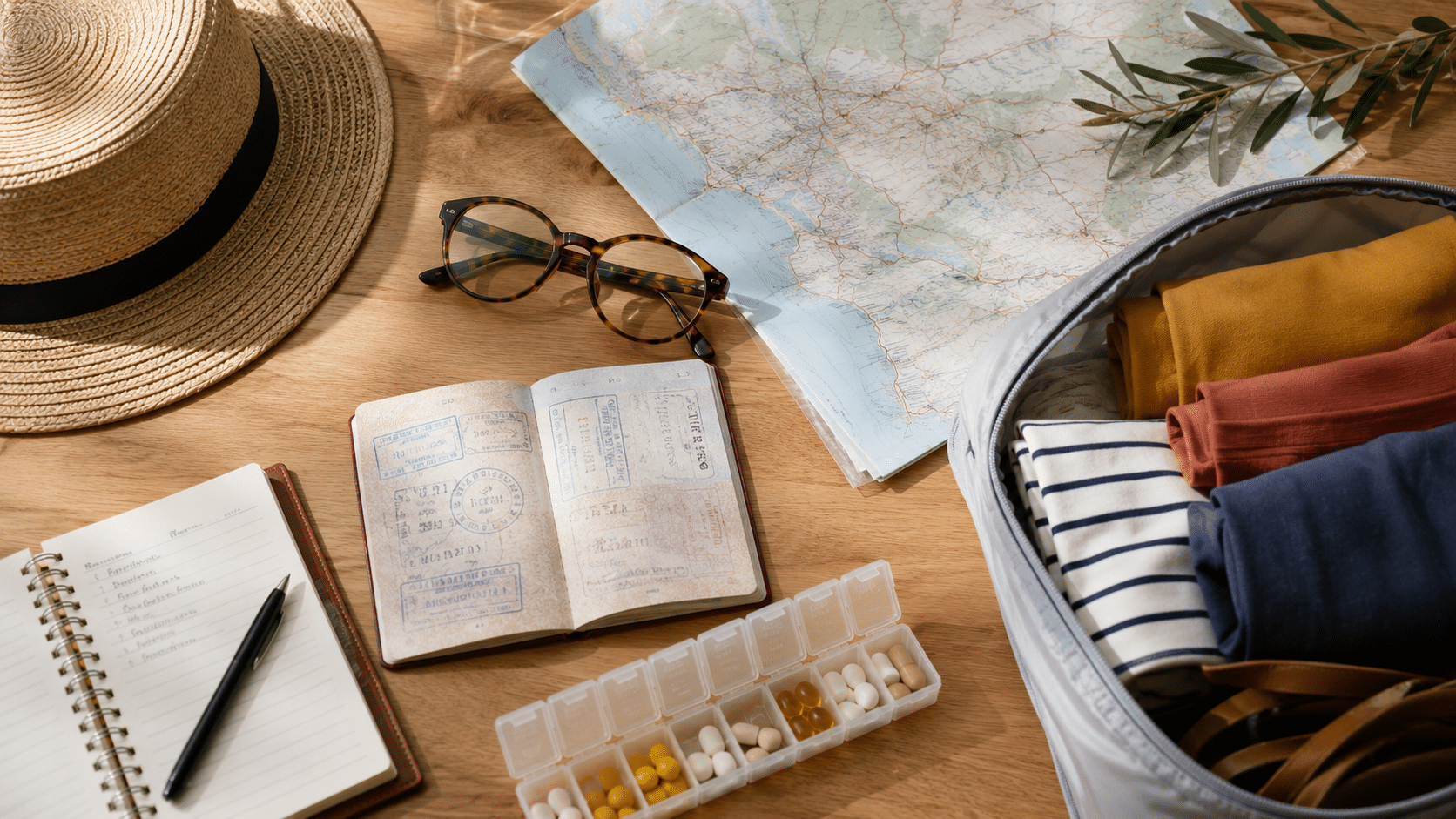 6 préparatifs simples pour voyager l’esprit tranquille