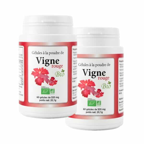 Riche en antioxydants, la Vigne Rouge Bio aide à soulager les sensations de jambes lourdes et contribue à réduire les varices.